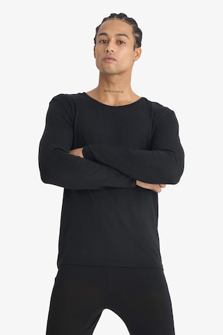 Defacto Slim Fit Dar Kesim Bisiklet Yaka Uzun Kollu Üst G2561ax25wnbk27 Siyah-bk27