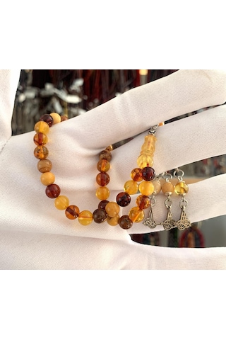 Kehribarkolik Damla Kehribar Bilek Boy Bonibon Tesbih