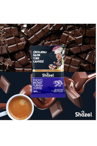 Shazel Çikolatalı Hazır Türk Kahvesi 100 Gr Öğütülmüş