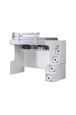 Setaymobilya Çizgi Ranza Karyola Çalışma Masası