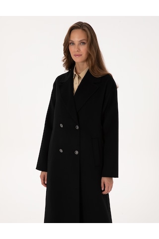 Pierre Cardin Kadın Siyah Kaban 50308929-vr046 Siyah