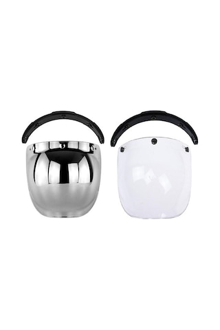 2x Bubble 3 Snap Visor Dayanıklı Lens Yocpq2 Çok Renkli