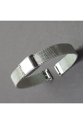 Hasır Kol Saat Kordonu Çelik Ince Bayan 12 Mm (Ø 1,50)