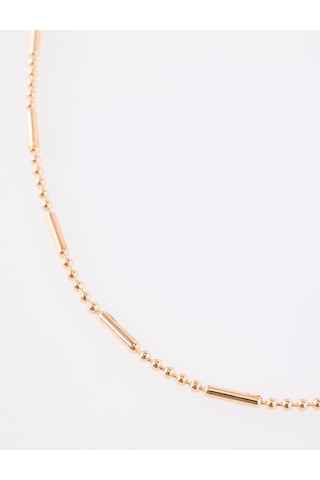 Jimmy Key Pembe Çubuk Figürlü Dorika Choker Kolye 6ww429336610
