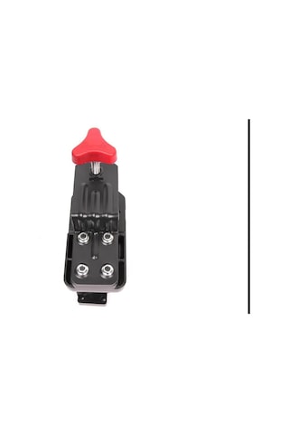 Mobilya Menteşe Yeri Açma Aparatı Pratik Kapak Menteşe Delme Yardımcısı Gri - Siyah