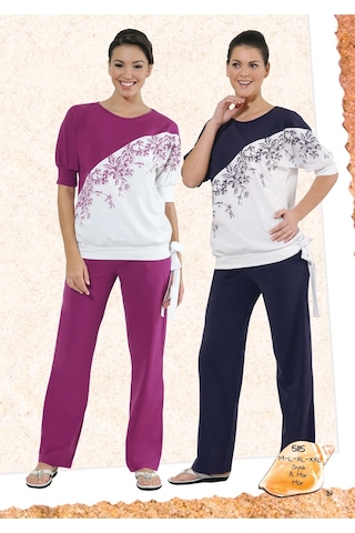 Berrak Bayan Pijama Takımı 5115 Mor