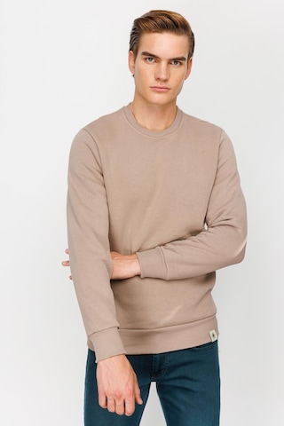 Igs İgs Erkek Camel Standart Bisiklet Yaka Sweatshirt Camel