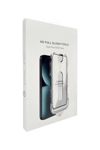 iPhone Uyumlu Proof Dust Tools Tam Ekran Cam Koruyucu, Toz Geçirmez Kolay Uygulama Aparatı İle 1, Şeffaf, iPhone Uyumlu 17 Pro