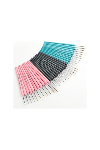 10 Adet 000 Weizhuang Kanca Line Kalem Boyama Mavi