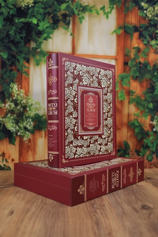 Nrcn 10x15 Cm 200'lük Desenli Ve Kutulu Deluxe Fotoğraf Albümü