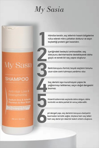 My Sasia Onarıcı & Güçlendirici Keratin Şampuan