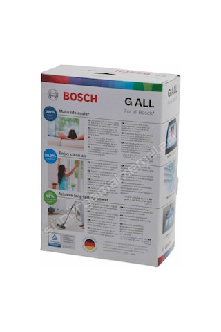 Bosch Uyumlu Siemens Typ G Süpürge Toz Torbası 4 Adet Type G (391087526)