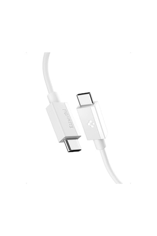 Spigen Usb-c To Usb-c 2 Metre Kablo 60w Güç / Pps 2.0 Super Hızlı Şarj / 480 Mbps Data Aktarım Hızı Type-c Ekstra Dayanıklı White