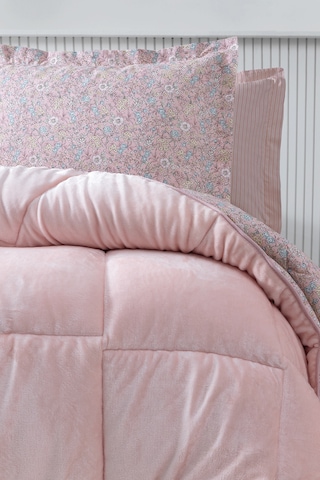 Yataş Bedding Piante Çift Kişilik Triola Set - Pudra
