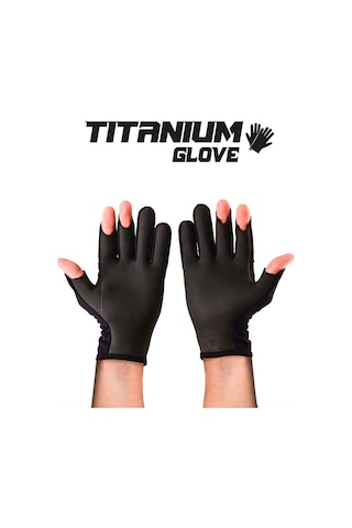 Fujin Pro Angler S24 Titanium Gloves Black Gold M/l Siyah