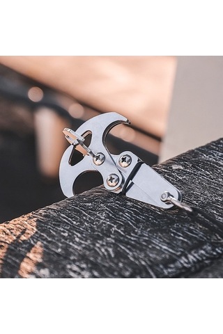 Bloomnest Yerçekimi Kancası - Küçük Ve Pratik Paslanmaz Çelik Kamp, Tırmanma, Hayatta Kalma Aracı, Çok Renkli Çok Renkli