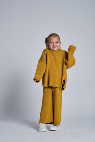 Triko Salaş İkili Takım Hardal