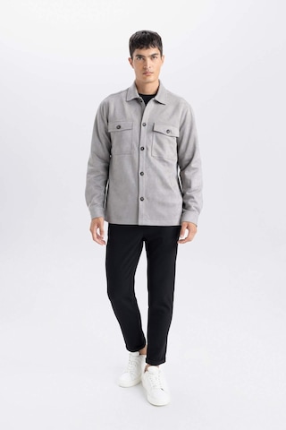DeFacto Regular Fit Polo Yaka Süet Gömlek Ceket D3379AX25SPGR308