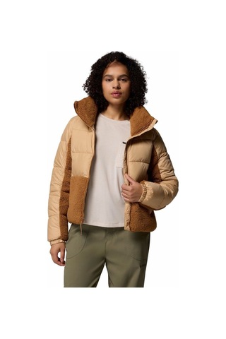 Columbia Leadbetter Point Iı Sherpa Hybrid Kadın Mont-8668 Kahverengi