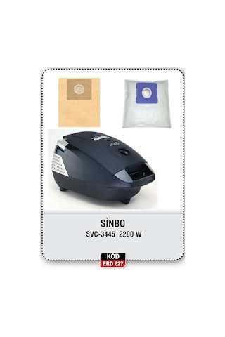 Simbo Svc 3438 Elektrikli Süpürge Toz Torbası 15 Adet