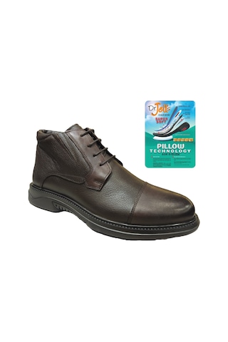 Komcero Dr.jells Bağcıklı Pıllow Tech Floter Deri Erkek Bot K2454-2087 Kahve