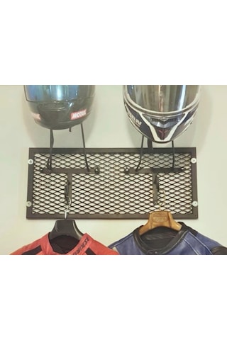 Motorcu Kask Askısı, Metal Kask Askısı Se-x2 Iron X2v8