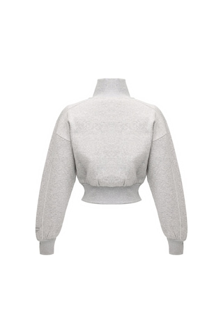 Reebok Brooklyn Cropped Bomber Gri Kadın Eşofman Üstü 000000000102237908