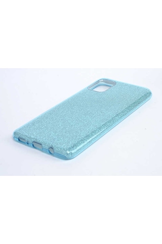 Samsung Uyumlu Galaxy A71 Kılıf Zore Shining Silikon Siyah
