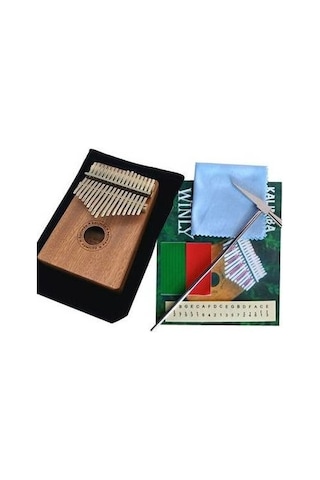 Masterwork Kalimba 17 Tuşeli + Çanta + Akort Çekici