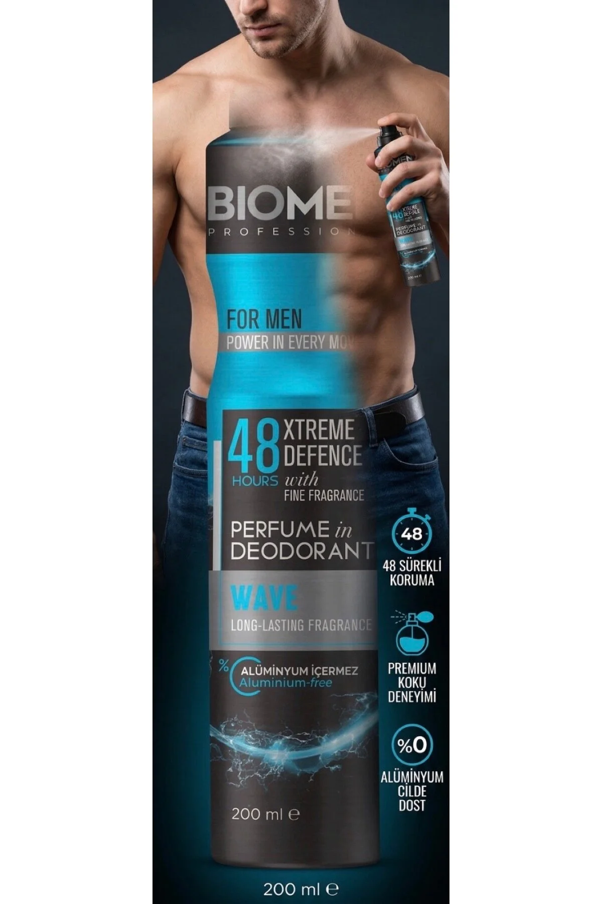 Perfume İn Deodorant For Men Wave 200 Ml