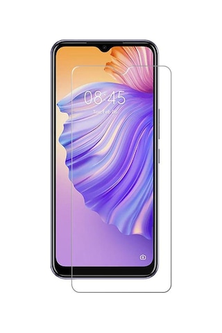 Microcase Tecno Spark 8C Tempered Glass Cam Ekran Koruyucu