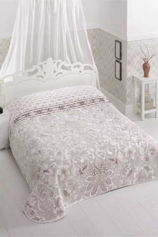 Sarar Battaniye Sarar Wellsoft Çift Kişilik Battaniye 4 Kg - Viyola Beyaz