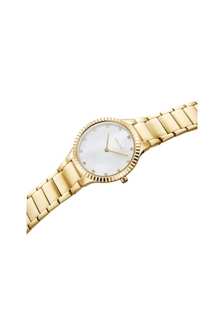 Obaku Denmark V292lxgwsg Quartz Çelik Altın Rengi Sedef Kadran 31 Mm Kadın Kol Saati Altın
