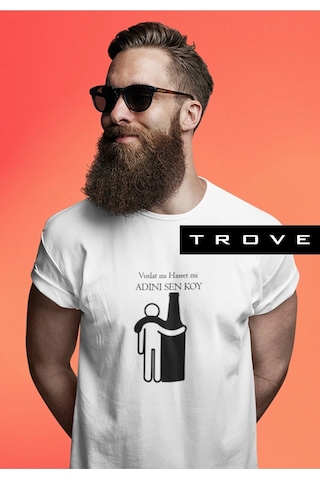 Tarzsokak Unısex Kadın Erkek Müslüm Gürses Vuslat Hasret Dost Keder Siyah Beyaz % 100 Pamuk Tasarım T-shirt