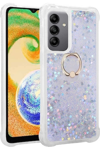 Zore Galaxy Uyumlu A13 5g Kılıf Msra Milce Kapak - Gümüş Gümüş