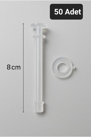 Upeka Gözlük Stand Burunluk Gözlük Askılığı Boy 8 Cm 50 Adet Beyaz