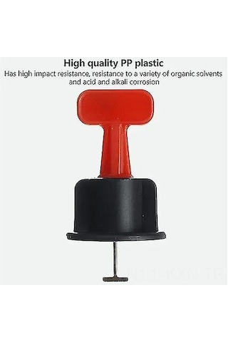 Kosona Yeniden Kullanılabilir Fayans Düzleştirme Sistemi - 100 Adet Klips, 4 Anahtar Ve 500 Adet 2mm Ayırıcı İle Profesyonel Fayans Montaj Seti