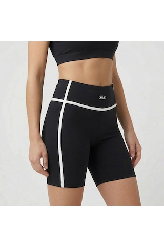 Siyah Fila Kadın Günlük Tayt Confini Tape Shorts Faw1309.80010