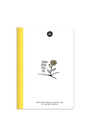 Keskin Color Hisli Şeyler A5 80 Yp. Renkli Sayfa Sarı Çizgili Defter 500641-99