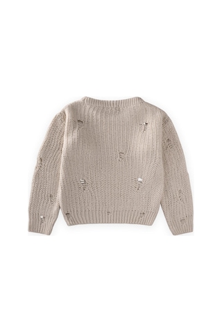 Selanik Triko Kazak 2-8 Yaş Naturel Bej