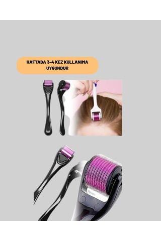 Ev Tipi Mikro İğneli Cilt Bakım Aleti 1 Mm Titanyum Roller -