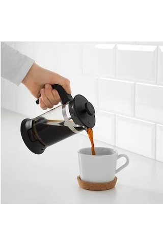 Sumuhome Upphetta French Press Paslanmaz Çelik Siyah 0,4 Lt Siyah