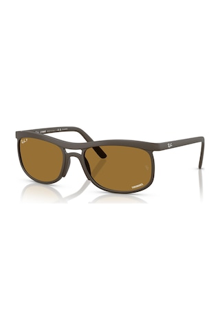Ray-Ban Rb4452ch 612473 56 Polarize Chromance Unisex Güneş Gözlüğü Kahverengi