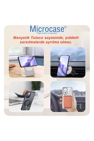 Microcase Honor 200 Pro Magsafe Uyumlu Mat Yüzey Kılıf Al4967 Siyah
