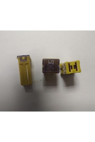 Mini Dişi Sigorta 60 A Sarı 14 Mm 4 Ad