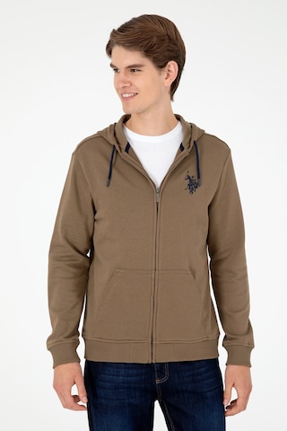 U.s. Polo Assn. Erkek Haki Sweatshirt 50295147-vr027 Haki