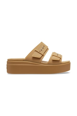 Crocs Brooklyn Buckle Lowwdg Terlik Beyaz