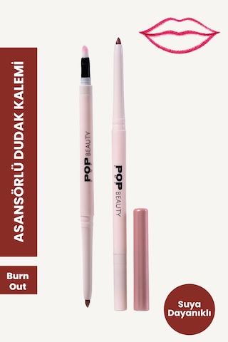Pop Beauty Waterproof Suya Dayanıklı Asansörlü Dudak Kalemi Out Of Office
