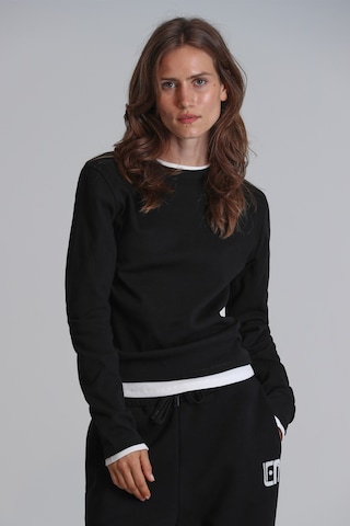 Lufian Amaya Kadın T- Shırt Regular Fit Siyah Siyah 122020007100100 Siyah