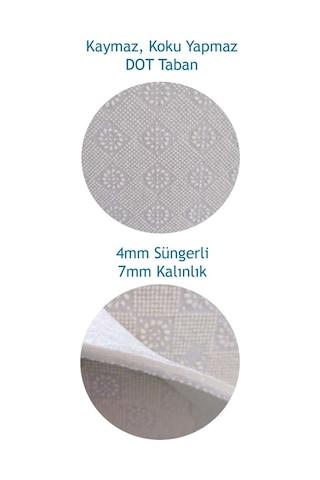 Rugviva Makinede Yıkanabilir Kaymaz Tabanlı Lazer Kesim Çocuk Halısı Ayıcıklı Ar185 Çok Renkli